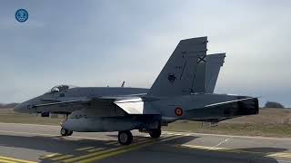 Destacamento Vilkas: Despegue de un F-18