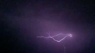 Slow Motion Northern Colorado Lightning