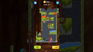 Rescue Hero pull pin puzzle Level 30 walkthrough Gameplay android Mobile screenshot 5