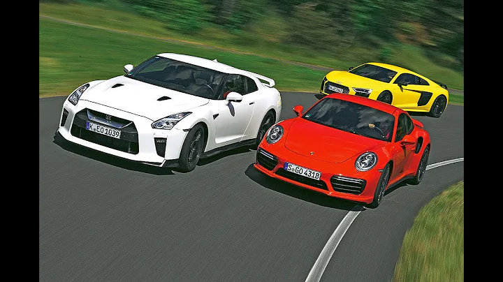 2017 Audi R8 V10 Plus vs 2017 Nissan GT-R vs 2017 Porsche 911 Turbo S
