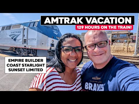 Amtrak Vacation 14 Days around the United States: Empire Builder | Coast Starlight | Sunset Limited