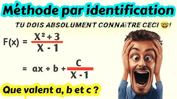 Déterminer les réels a, b et c d