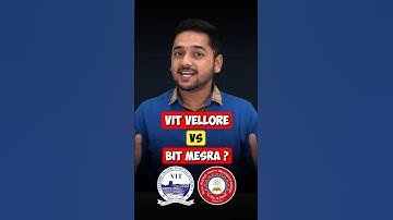 💥Best BCA College? VIT Vellore vs BIT Mesra?🤔VIT BCA vs BIT BCA🤩#Shorts #BCA #VITVellore #BITMesra