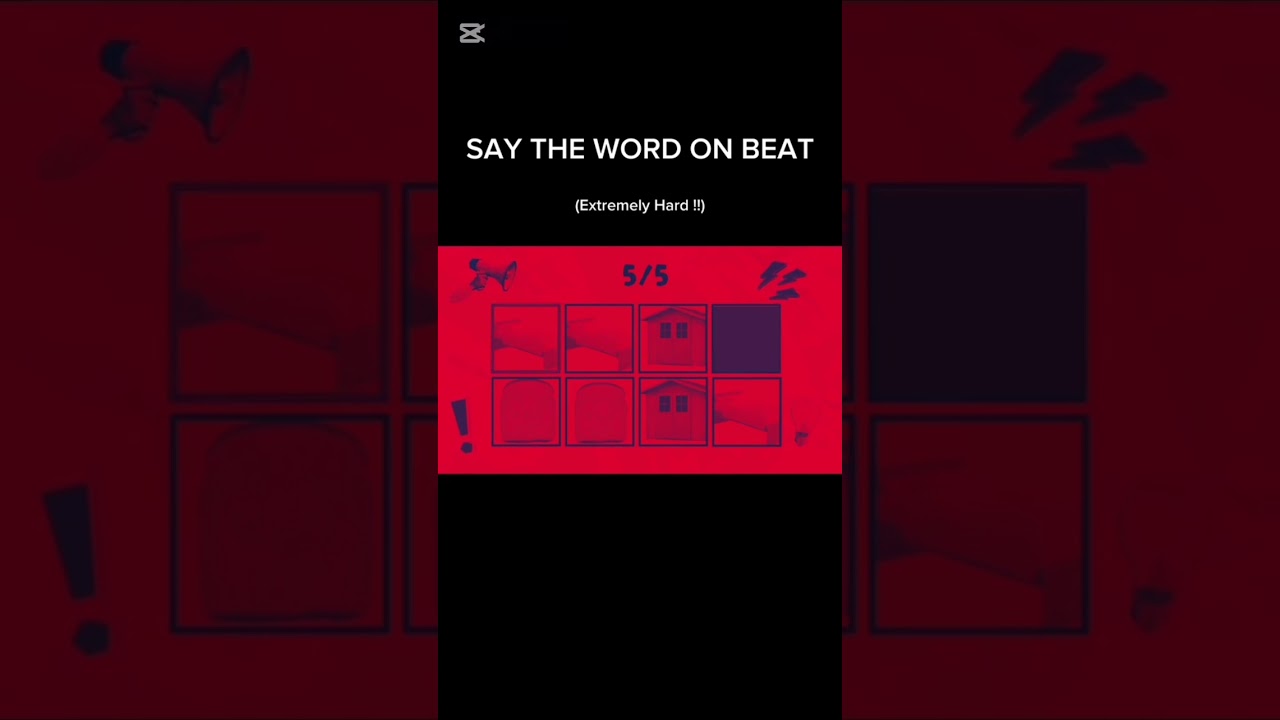 Say the word on beat challenge (Jerk Drill) | TikTok RMX | "Extremely hard!!!" 