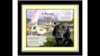 Labrador Retriever Memorial - Personalized with Your Dog's Photo-Name Labrador Retriever Memorial - Personalized with Your Dog's Photo-Name