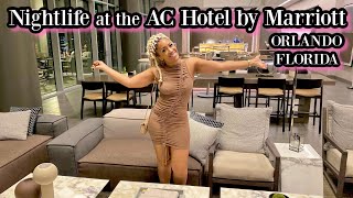 GRWM Orlando Florida Night Life AC Hotel by Marriott Sky Lounge