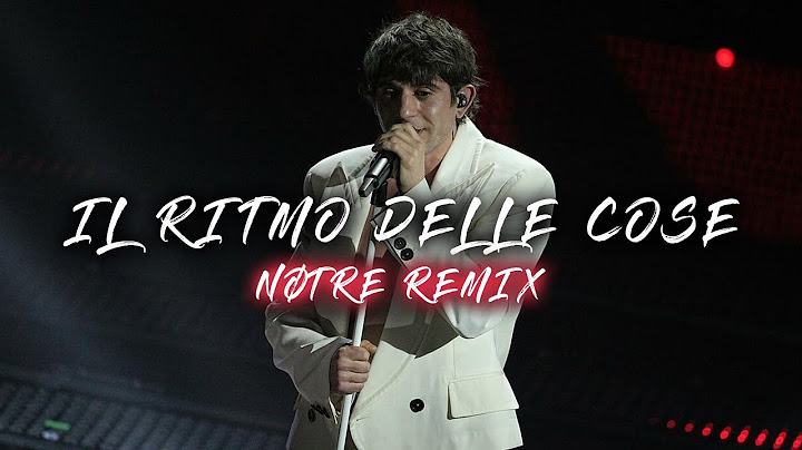 Rkomi - Il Ritmo Delle Cose (NØTRE Remix)