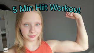 5 minute HIIT WORKOUT | no equipment