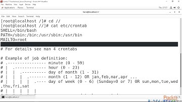 Troubleshooting Linux Administration : User Cron Tabs (User Table) | packtpub.com