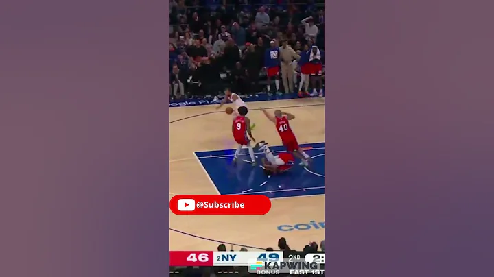 Embiid with the self ally but,  injures his knee   #nbahiglights #nba #basketball