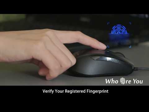 Login Outlook with WhoAreYou Fingerprint Mouse by Windows Hello