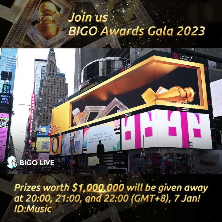 Bigo Awards Gala 2023 - check BIGO’s glasses-free 3D Billboard