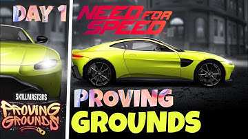 Need for speed no limts | Proving grounds day 1 | Aston Martin  vantage(2020) | Nfsnl Gameplay
