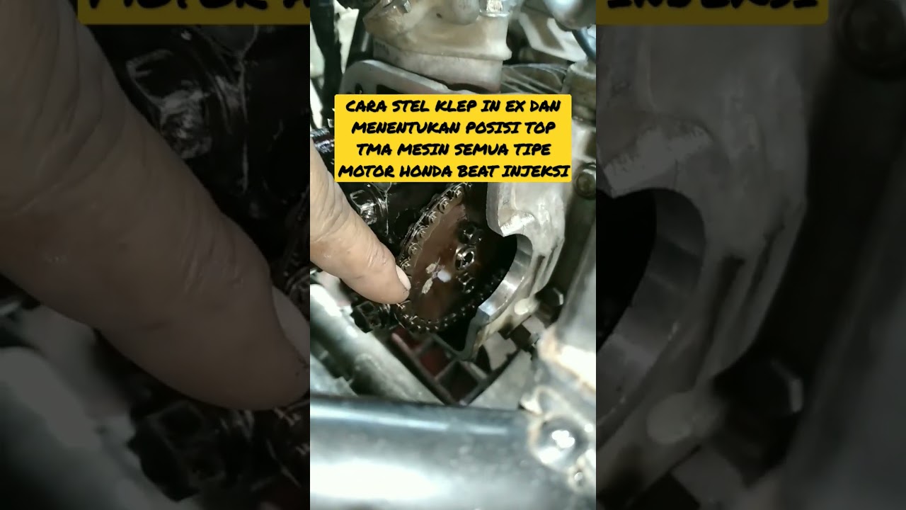 Как проверить клапан Ex и определить верхнее положение TMA для всех типов двигателей Honda Beat с