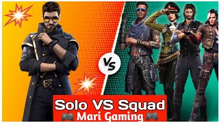 Free Fire Solo Vs Squad Ranked Game Op Gameplay Mari Gaming