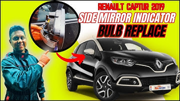 Renault Captur 2019 Side Mirror Indicator Bulb Replacement Guide  🫵🤓💯 #sidemirror #renault