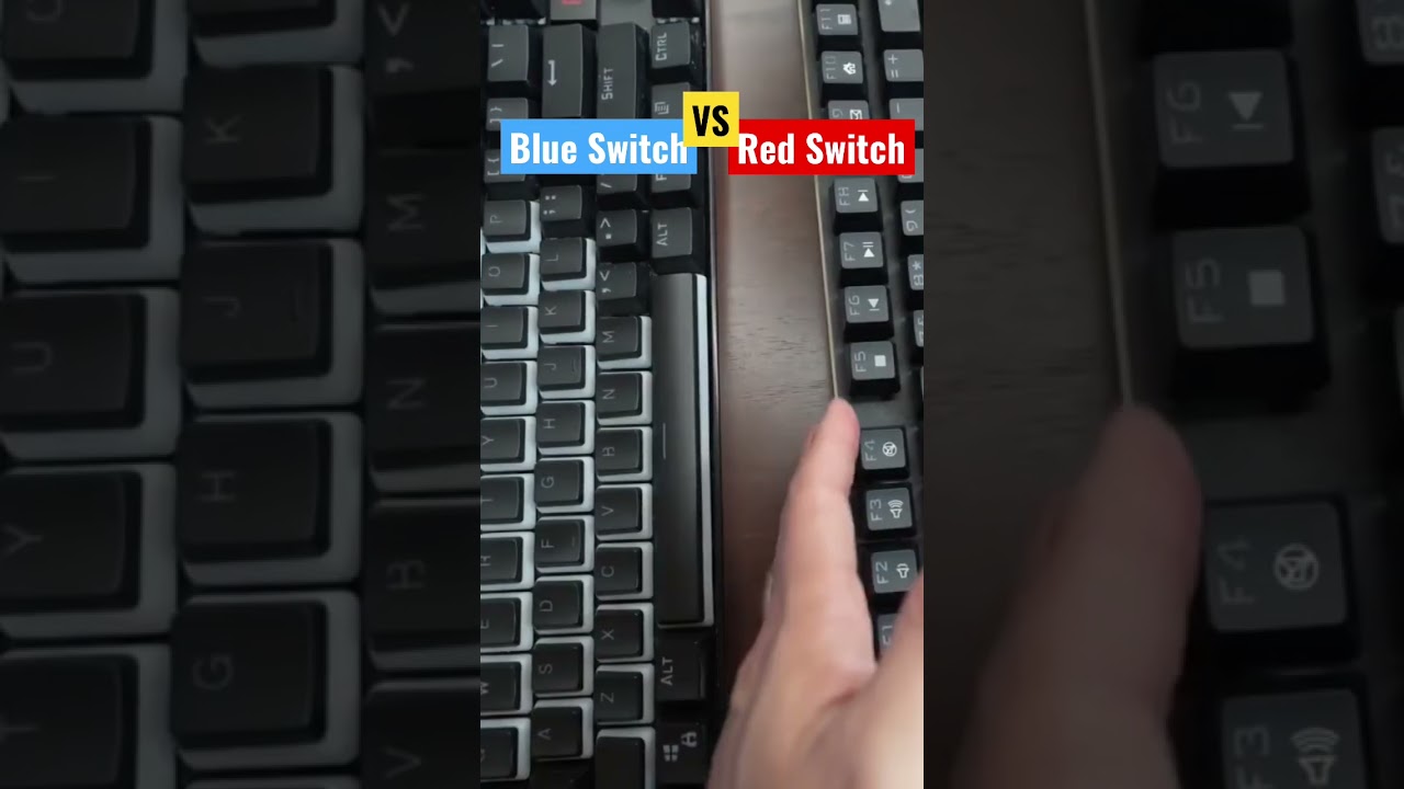 Blue Switch VS Red Switch 