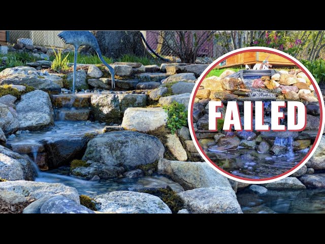 How to Build a Pond Waterfall And Stream: Simple Steps