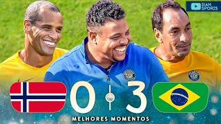 RONALDO FENÔMENO, RIVALDO AND OTHER LEGENDS FROM BRAZILIAN TEAM PUT A SHOW IN A HISTORIC MATCH !