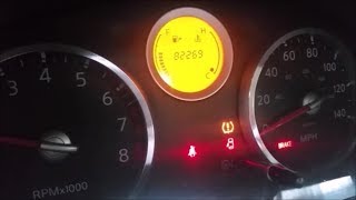 How To Reset A TPMS warning Light On A Nissan Or Infiniti