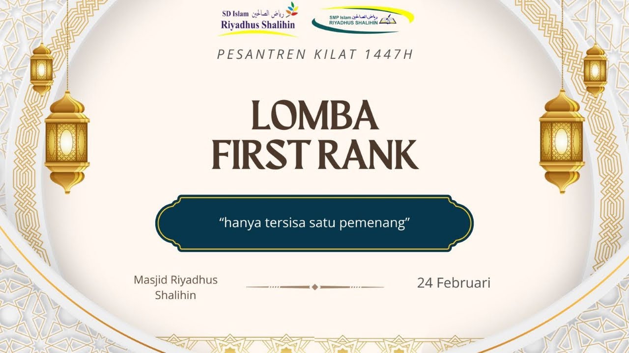 Lomba First Rank Sanlat 1447 H