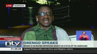 #OrengoSpeaks: Uhuru-Raila handshake saved Kenya - Senator Orengo