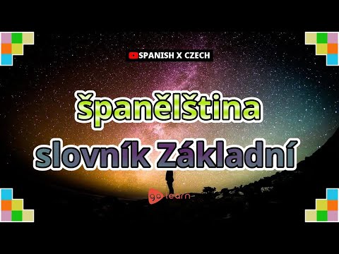   Naučte Se S španělština Obrázky španělština Slovník Základní Golearn