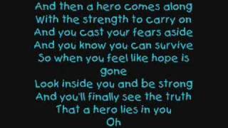 Mariah Carey - Hero (Live+Lyrics)