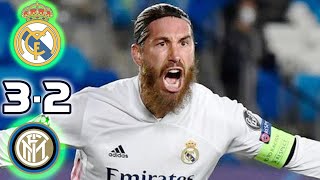 Real Madrid Vs Inter Milan 3-2 Highlights All Goal 20201104 Hd