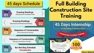 45 Days Internship In Building Construction | Practical Knowledge Training | Solitude Education