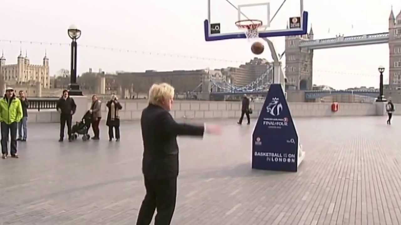 London Mayor Boris Johnson Does It Like Magic Johnson