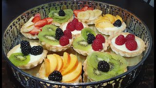 Les tartelettes aux fruits تارتوليت الفواكه