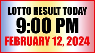 Lotto Result Today 9pm Draw February 12, 2024 Swertres Ez2 Pcso