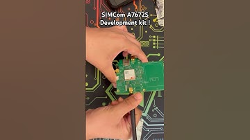 SIMCom A7672S Development Kit ! #4glte #SIMCom #A7672S #arduino #esp32