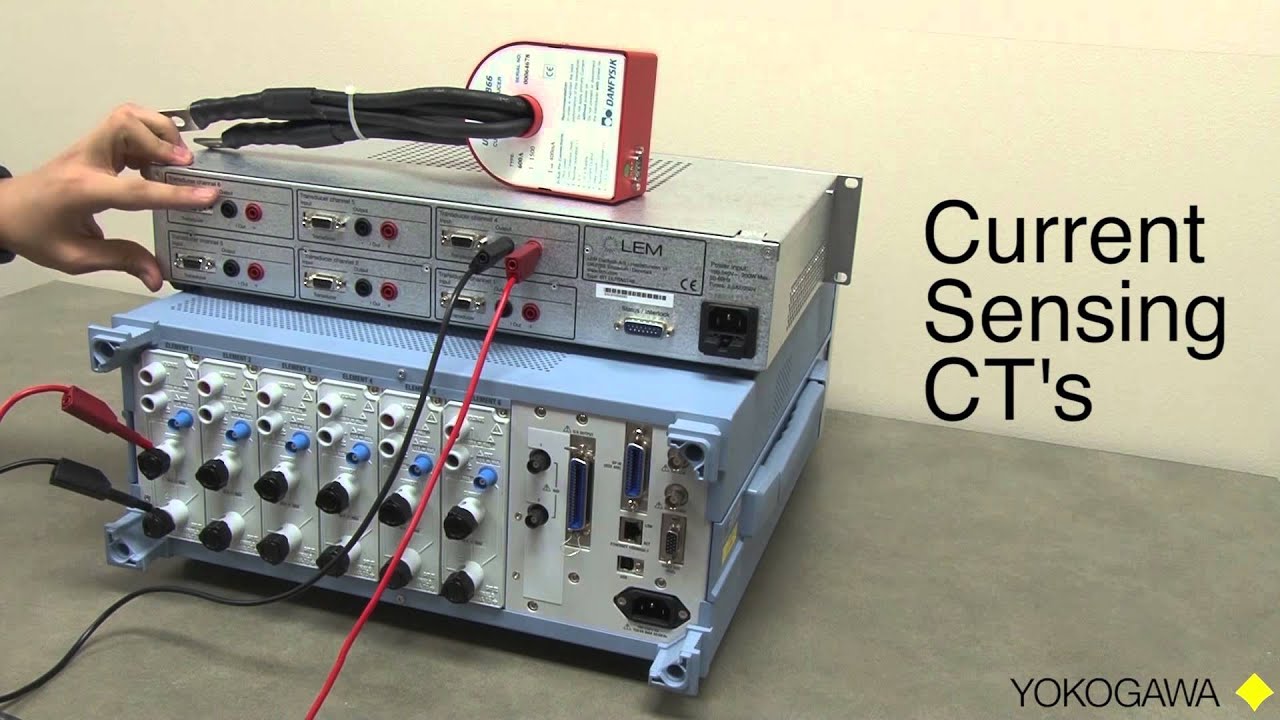 How to measure current using a power analyzer and CT YouTube