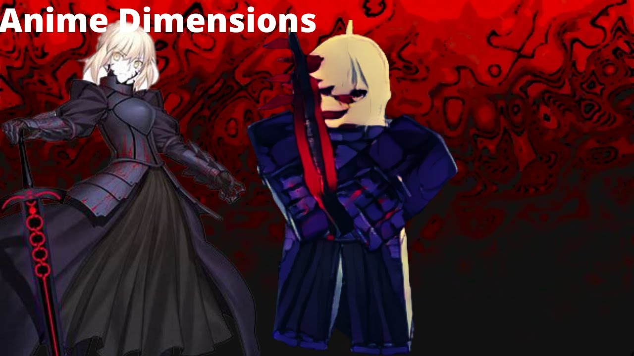 Roblox Anime Dimensions  The New Update and Saber Alter! 