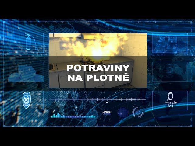 Požáry v domácnostech - POTRAVINY NA PLOTNĚ