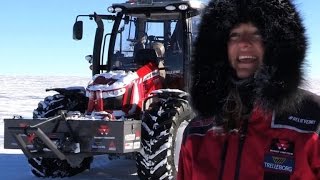 Per Traktor zum Südpol: Niederländerin erfüllt Lebenstraum