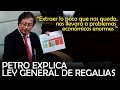 SE REPARTIRÁN EL PAÍS / PETRO EXPLICA LEY GENERAL DE REGALÍAS