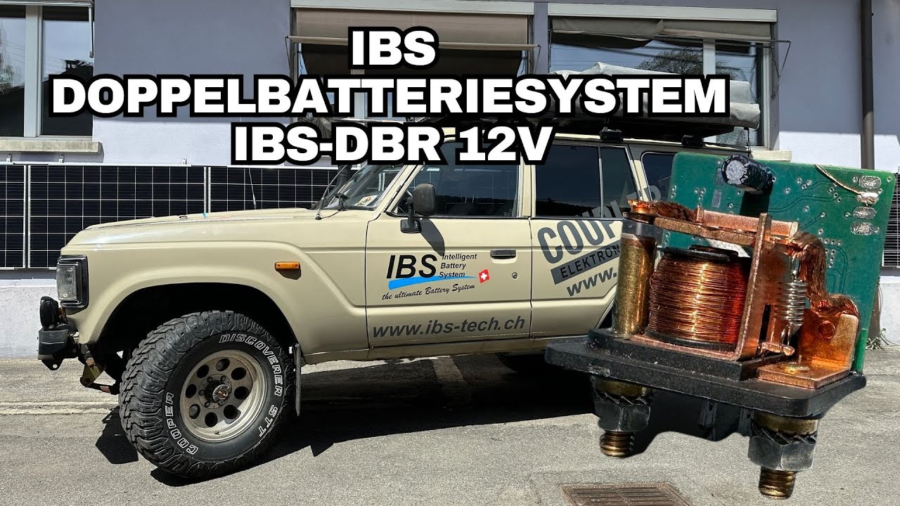 Das einfache - IBS Doppelbatteriesystem IBS-DBR 12V 