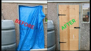 Building A Side Garage Door. Cheap Solution by Froy Whernside 383 views 1 year ago 12 minutes, 52 seconds