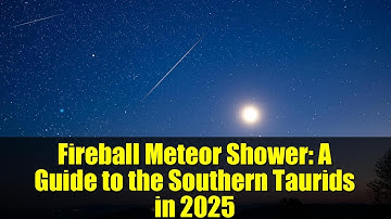 Fireball Meteor Shower: A Guide to the Southern Taurids in 2025