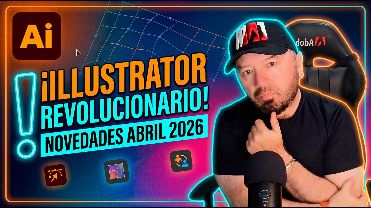 NOVEDADES ILLUSTRATOR ABRIL 2026│ IA CON ILLUSTRATOR │ TUTORIAL ...