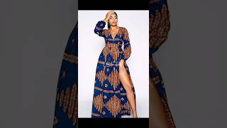 Slit Style African Ankara Long Kaftan Maxi Gown Dresses For Ladies Ideas #shorts #maxi #ankara