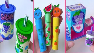 Paper Craft/ Easy craft ideas/miniature craft/ how to make/DIY/ school project/sharin creative zone