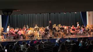 The Last Ride of the Pony Express - Fairmont Senior High School band spring show - April 23, 2024