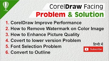 CorelDraw: Facing Problem and their Solution Part-6 || Shashi Rahi