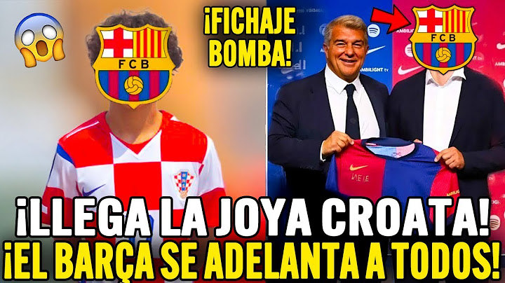 🚨¡BOMBAZO! FABRIZIO ROMANO CONFIRMA: ¡EL BARÇA CIERRA ACUERDO CON LA NUEVA JOYA CROATA!