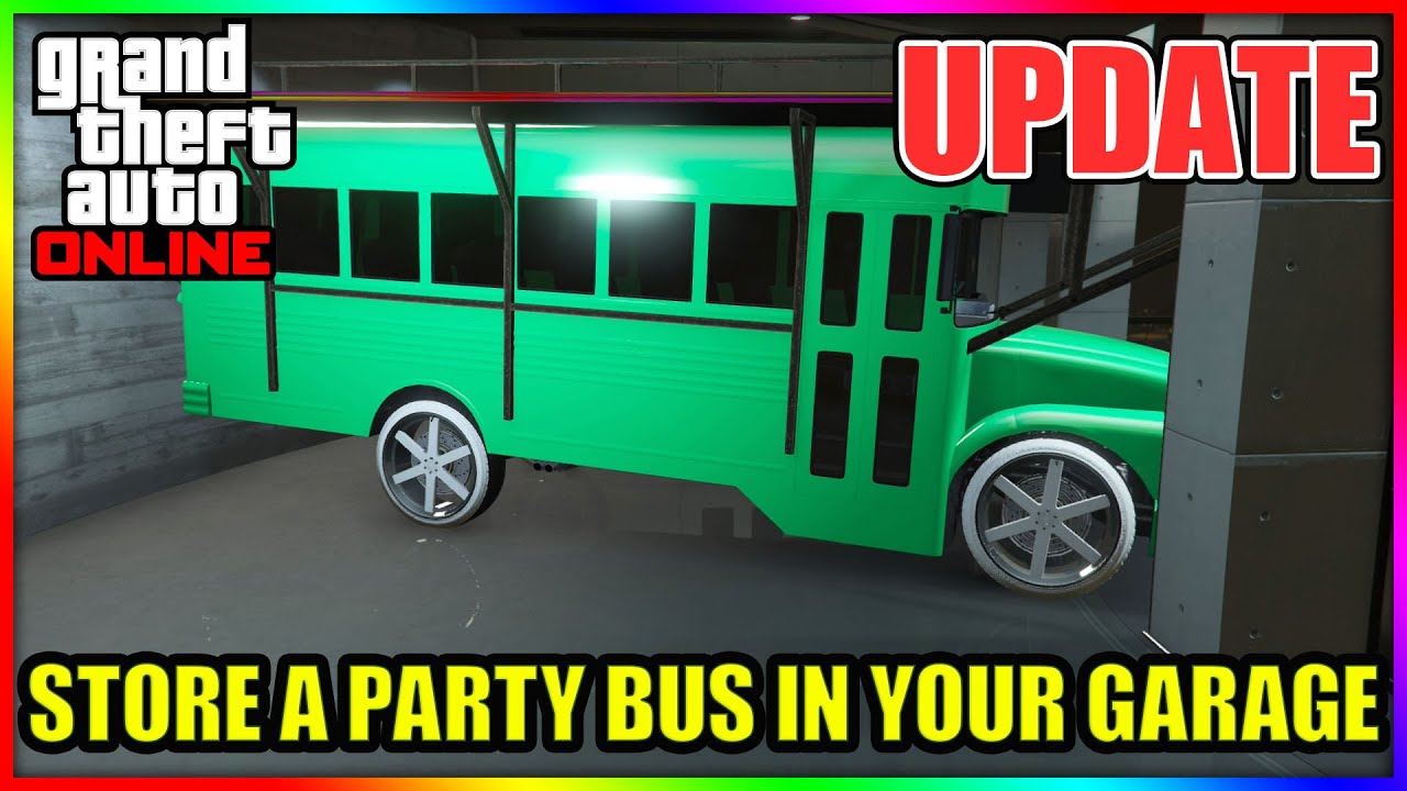 How to Store A Party Bus in Your Garage GTA Online (PS5/XBOX X/S) 1.64!