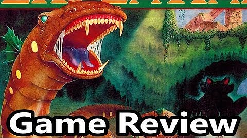 Serpentine Atari 8 Bit 400 800 XL XE Review - The No Swear Gamer Ep 692